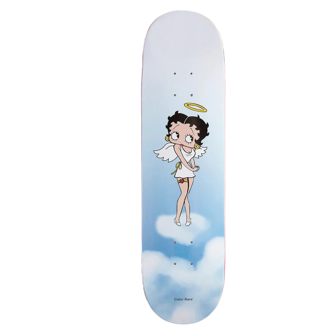 freeddomfm byron bay australia skate board deck betty boop colour bars 