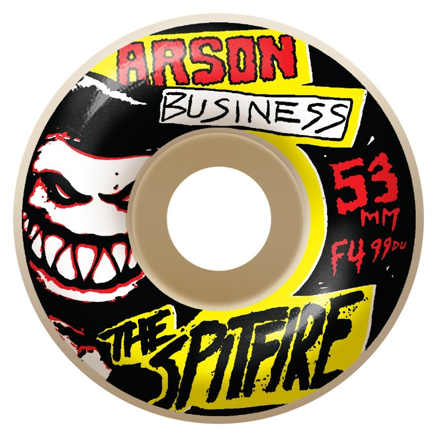 Spitfire Arson Business Classic F4 99D 55mm Skateboard Wheels freedomfm australia