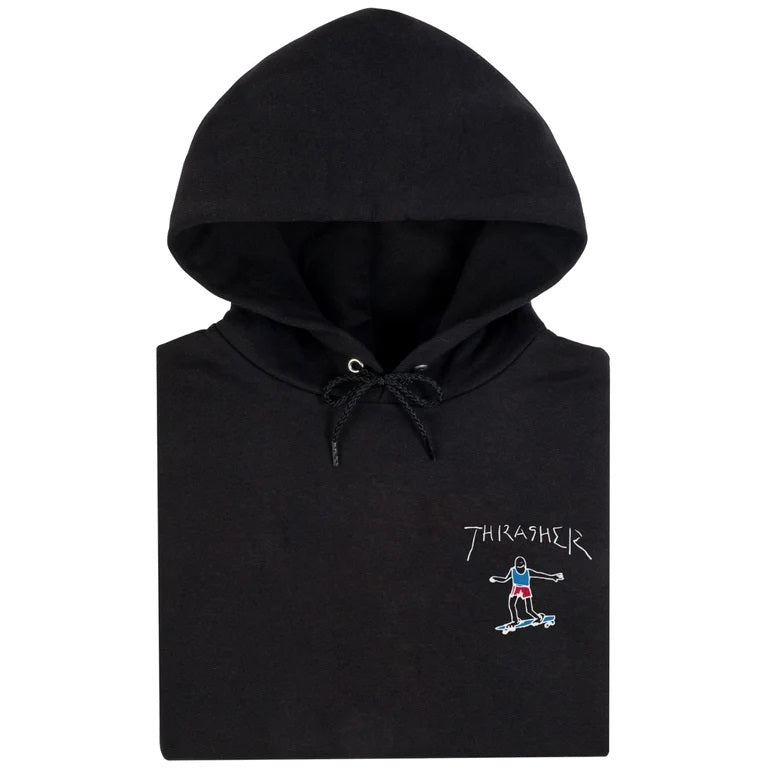 Thrasher Gonz Mini Logo Black Hoodie freedomfm byron bay australia
