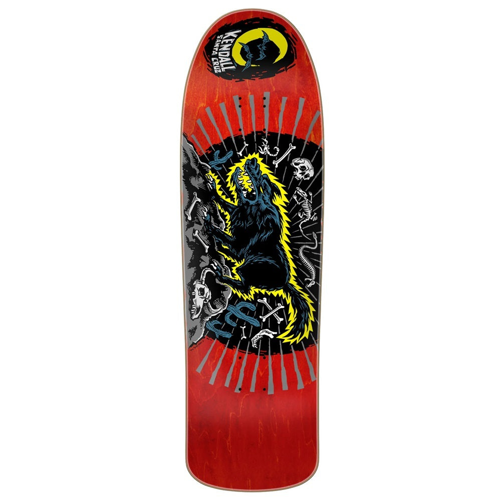 SANTA CRUZ Kendall Wolf Skate Deck 9.28" freedomfm byron bay australia 