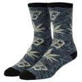 HUF X Bronze56k Plantlife Marled Black Socks freedomfm byron bay