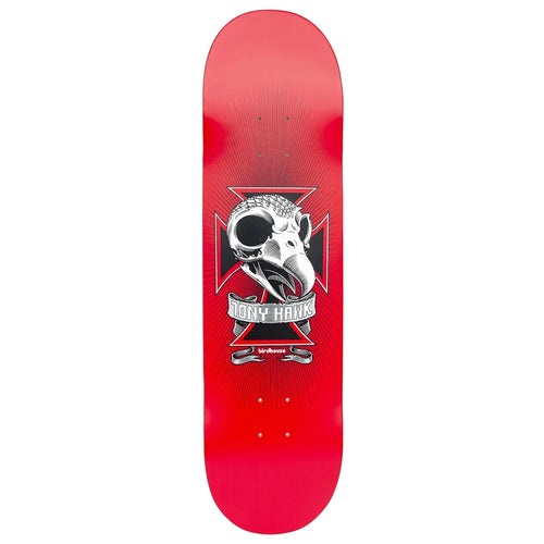 BIRDHOUSE Skull Red Hawk Skateboard Deck - 8.5" freedomfm byron bay australia 