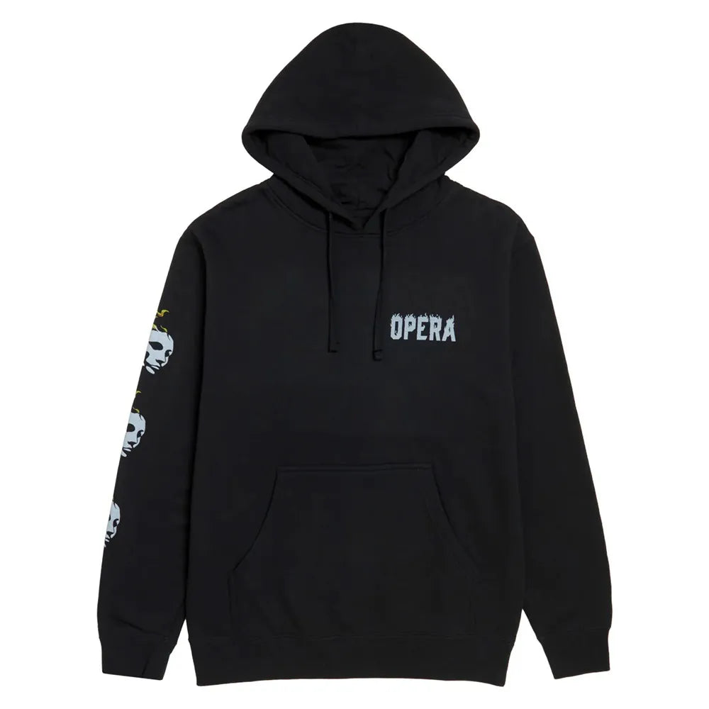 OPERA Fire Mask PO Hoodie  freedomfm byron bay