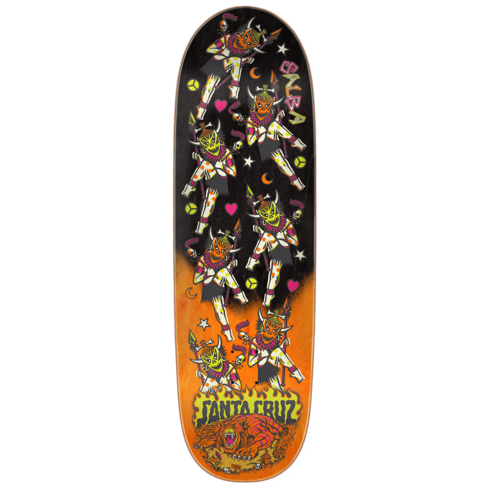 SANTA CRUZ Salba Firedance Egg Skateboard Deck 8.8" freedomfm byron bay australia 