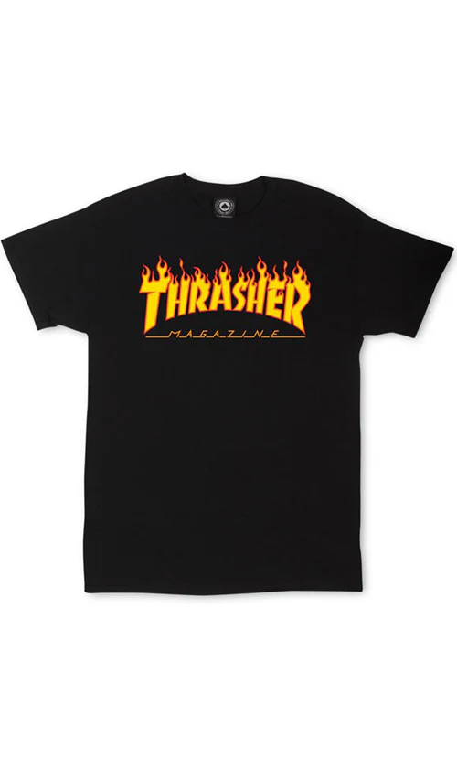 THRASHER Flame Tee freedomfm byron bay