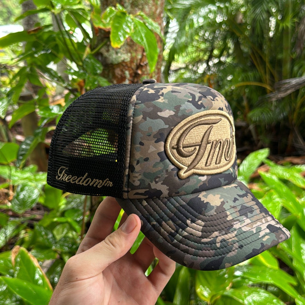Camo trucker hat - Freedom FM