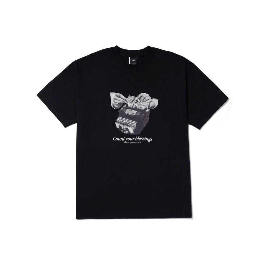HUF Blessings S/S Black Tee