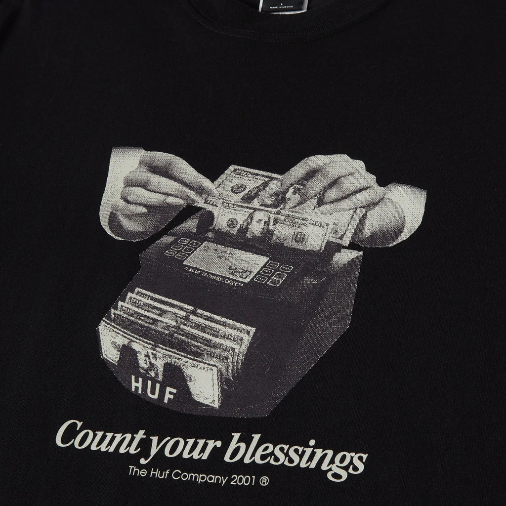 HUF-BLESSINGSS/STEE-BLACKL byron freedomfm
