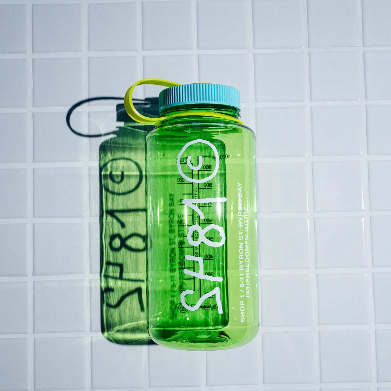 FREEDOM FM X NALGENE - 2481 - 1L WIDE MOUTH WATER BOTTLE - GREEN