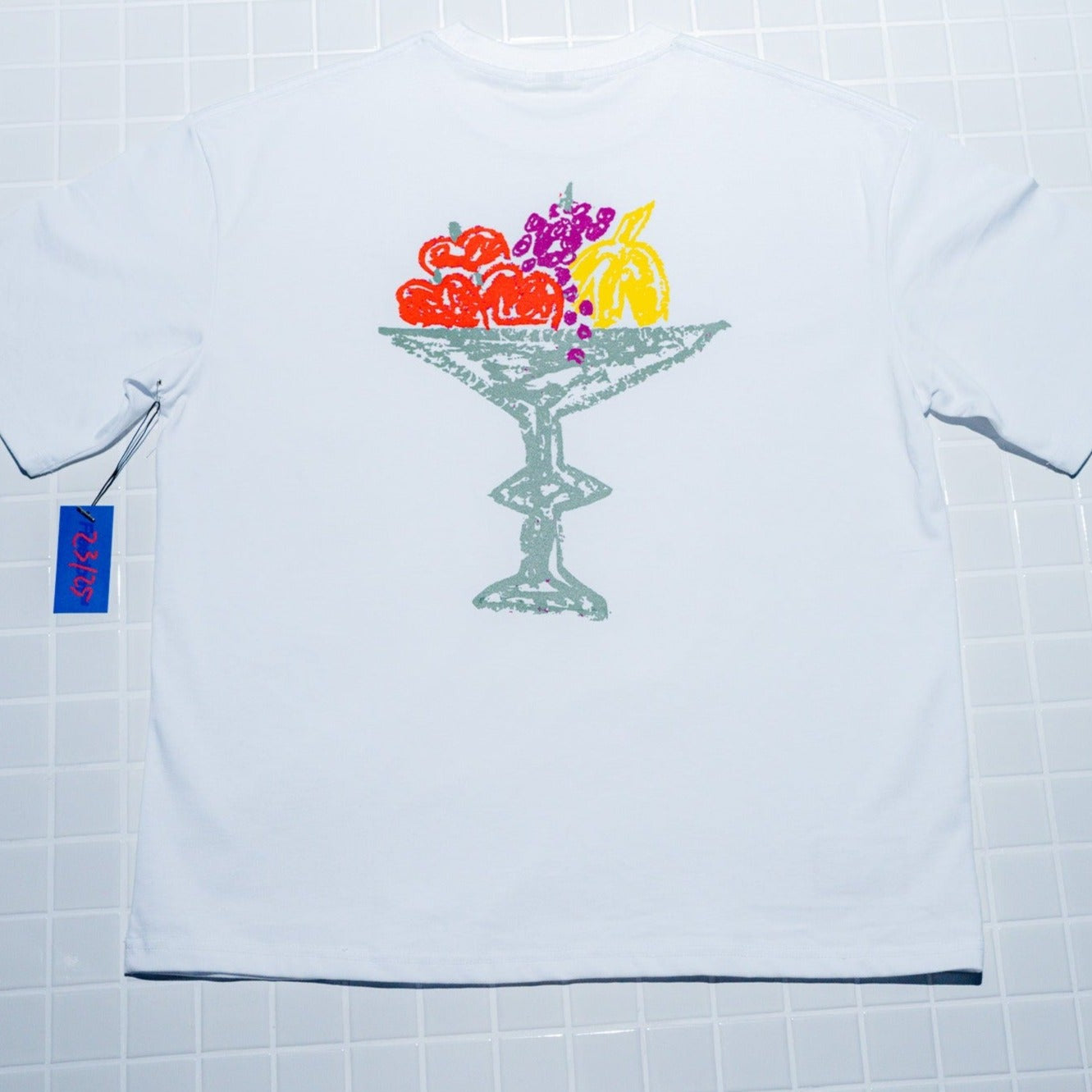“FRUITS” Arne x FM Heavy weight boxy tee - WHITE