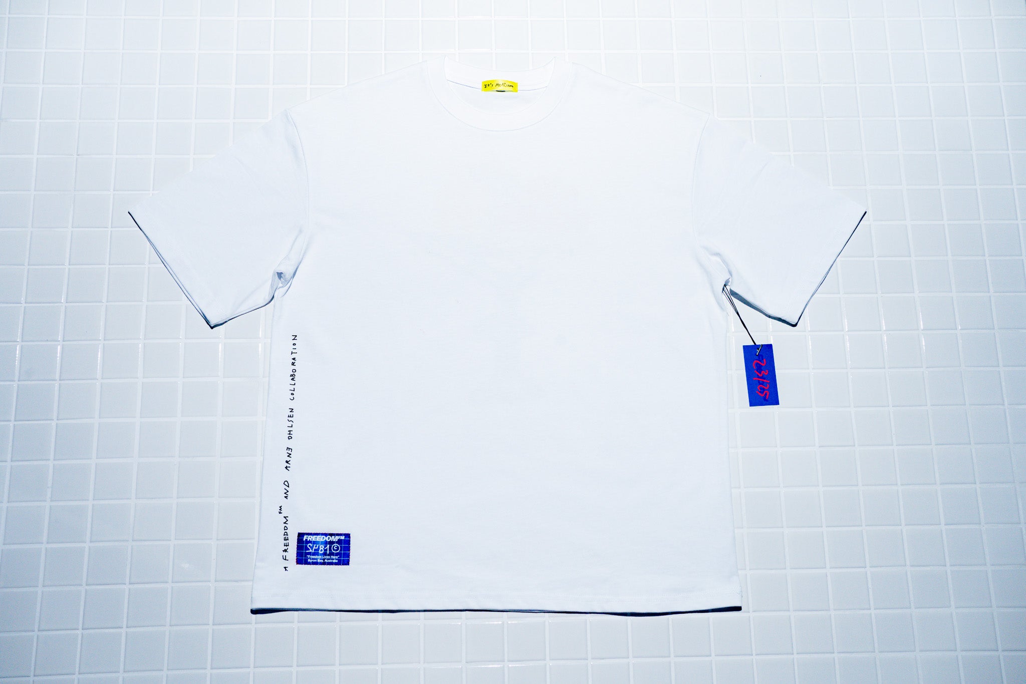 “FRUITS” Arne x FM Heavy weight boxy tee - WHITE