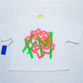 ROSE CROP TOP - LIGHT TEE - WHITE