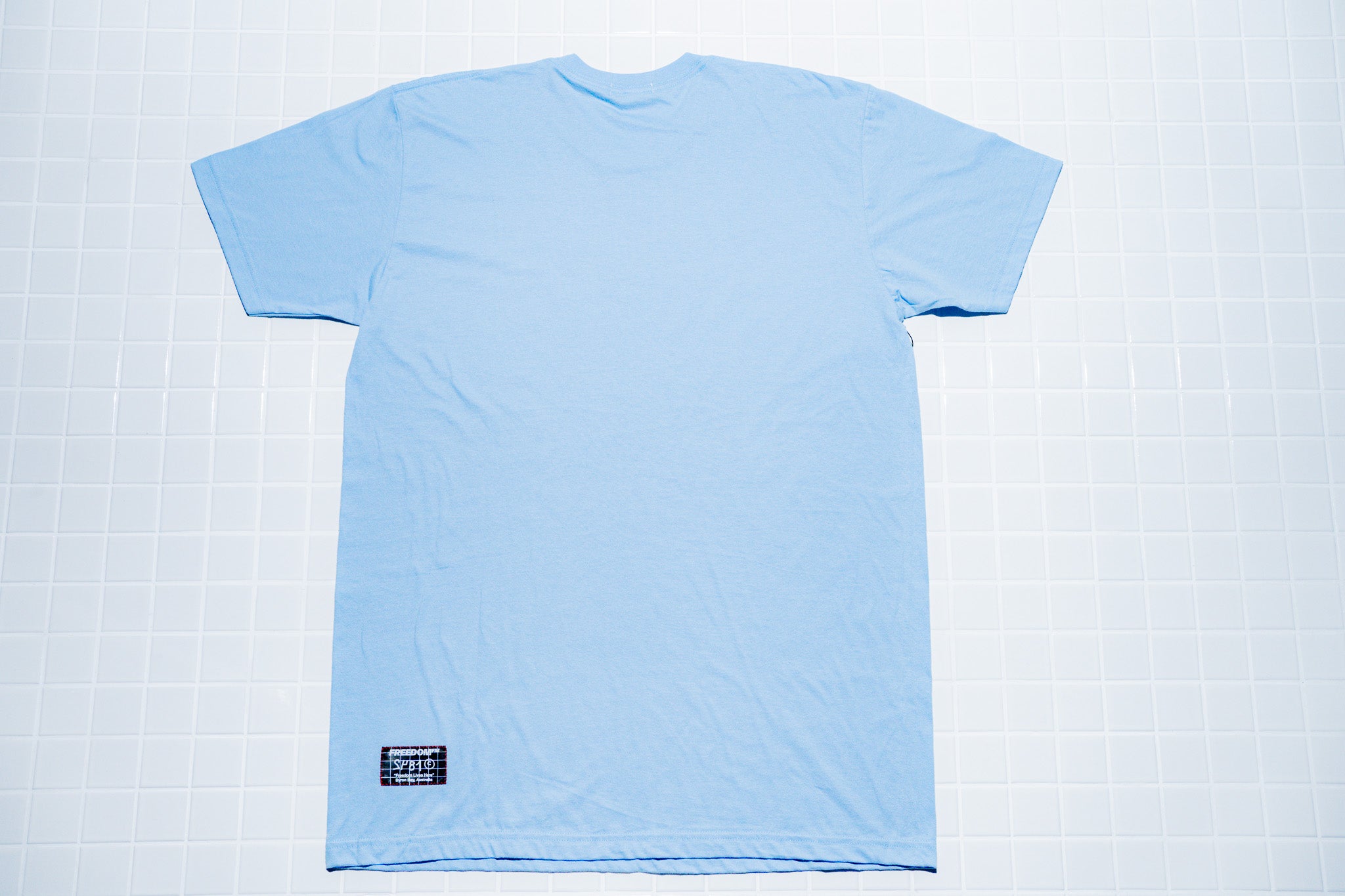 STAR LOGO LIGHT TEE - BABY BLUE