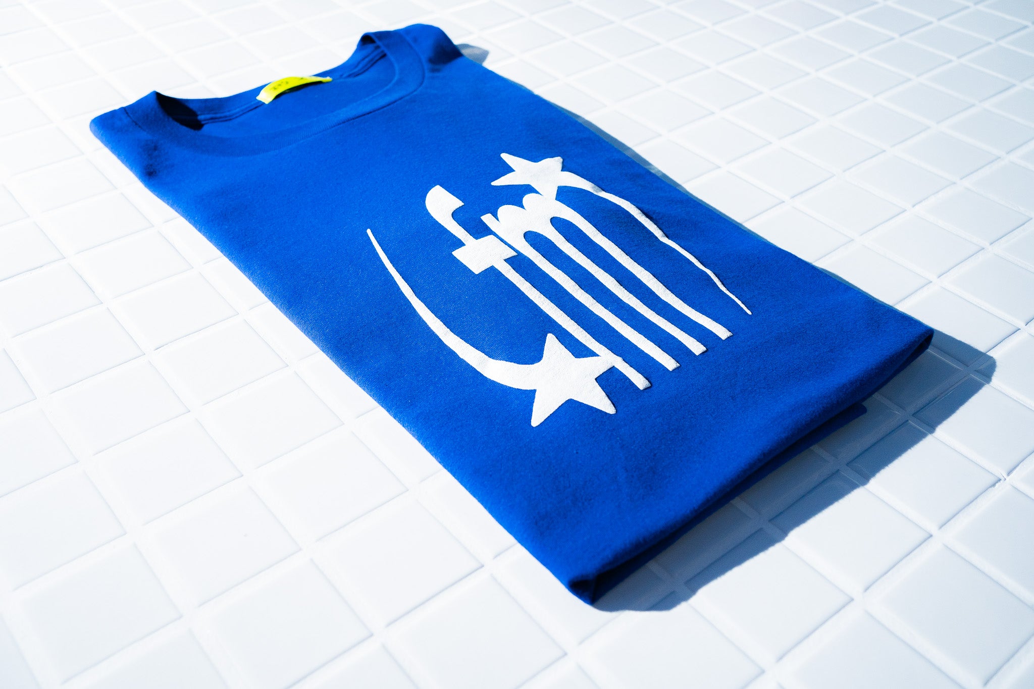 STAR LOGO LIGHT TEE - BLUE