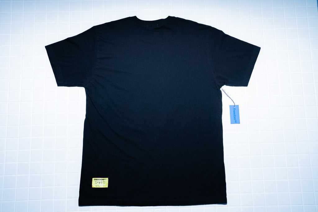 STAR LOGO LIGHT TEE - BLACK