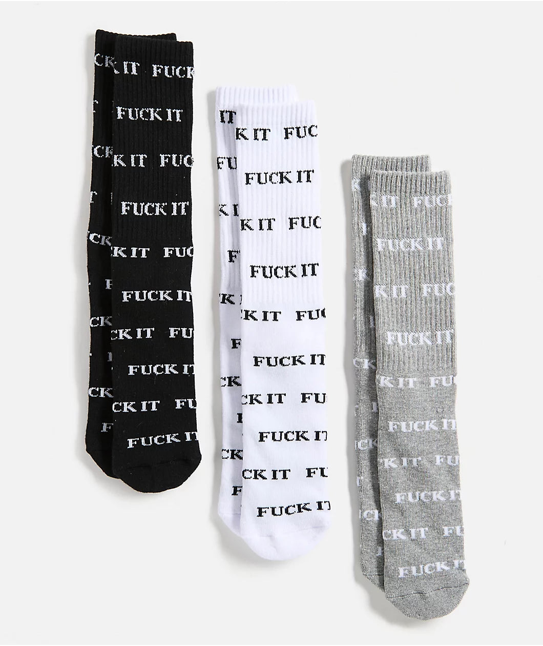 HUF Fuck It 3 Pack Socks