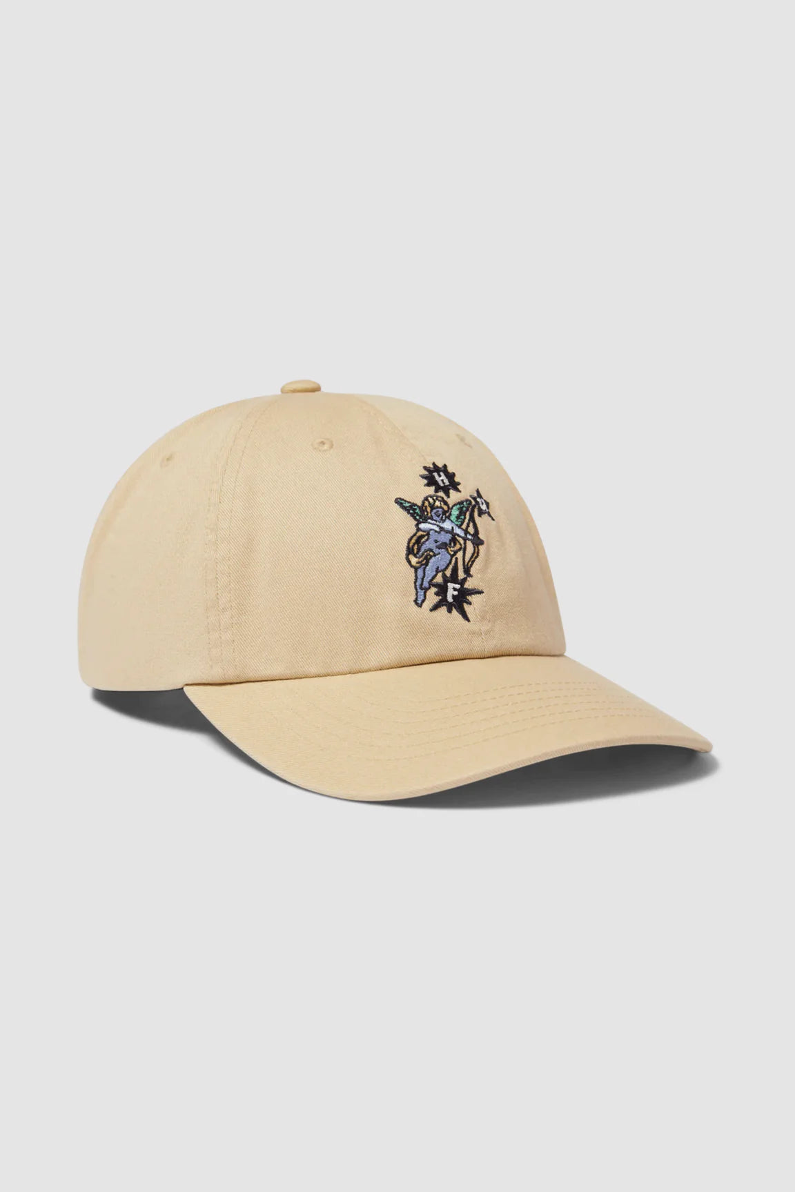 HUF - CUPID 6 PANEL CV HAT - KHAKI freedomfm australia 