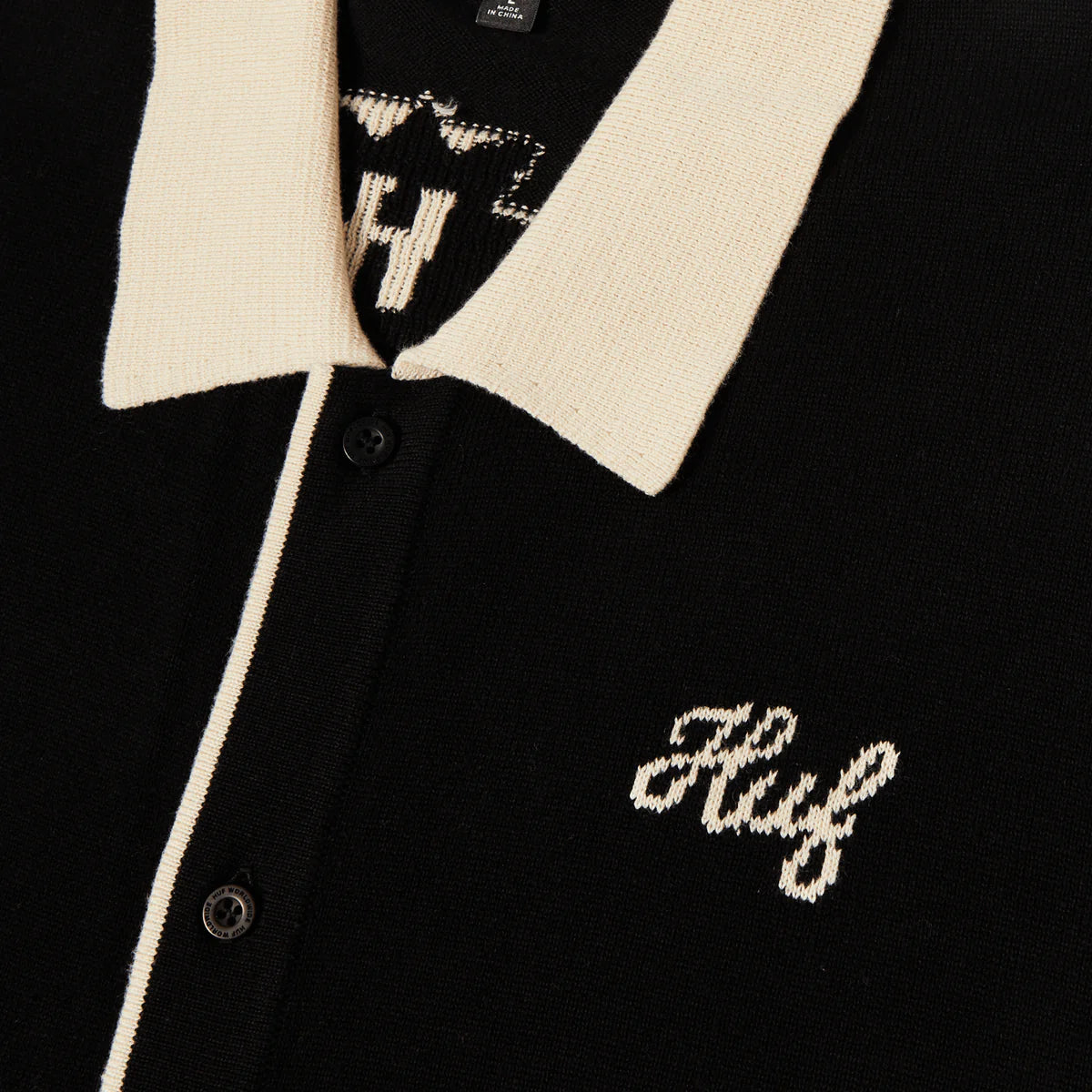 freedomfm byron bay HUF Icarus Knit Top Black