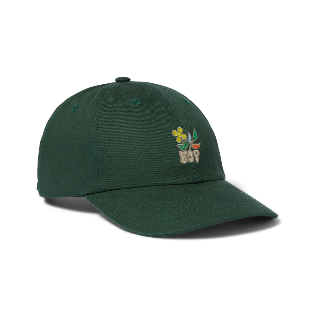 HUF Bloom CV 6 Panel Hat Hunter Green freedomfm australia 