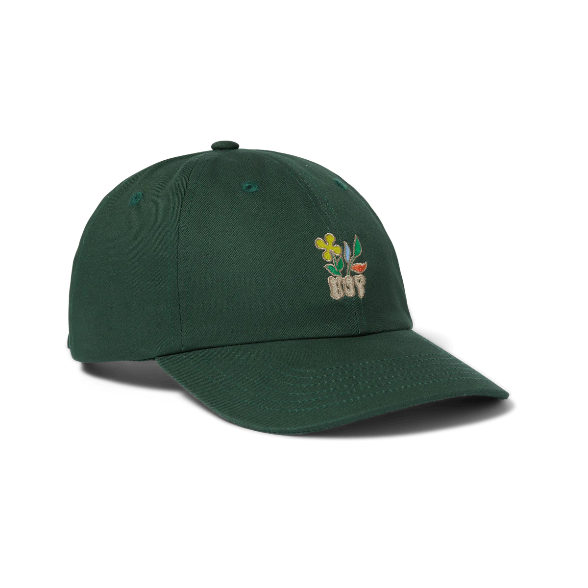 HUF Bloom CV 6 Panel Hat Hunter Green freedomfm australia 
