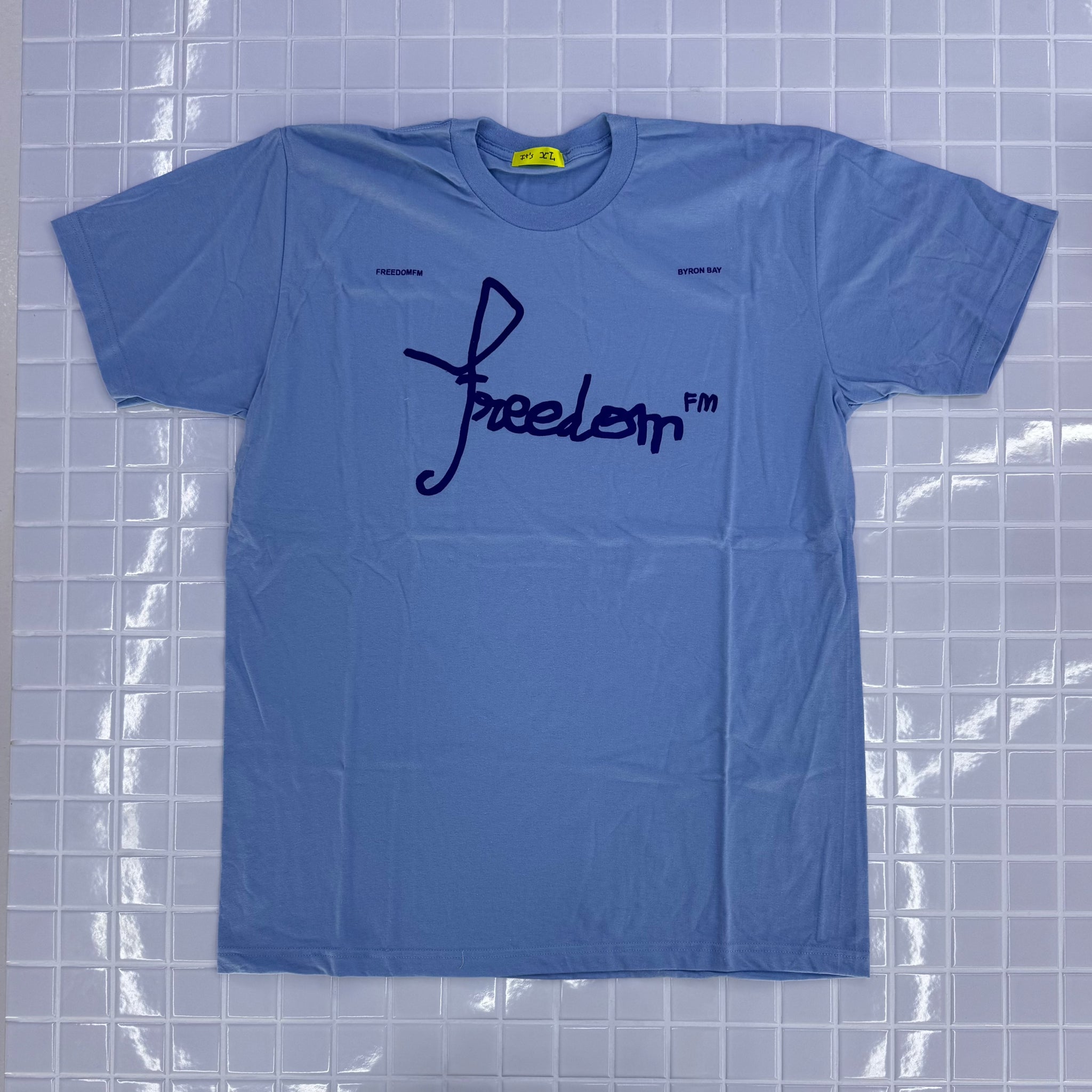 CLASSIC LOGO LIGHT TEE - BABY BLUE