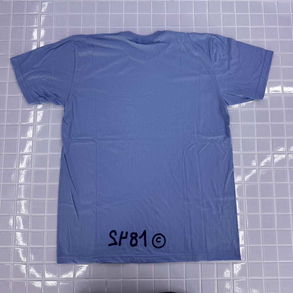 CLASSIC LOGO LIGHT TEE - BABY BLUE