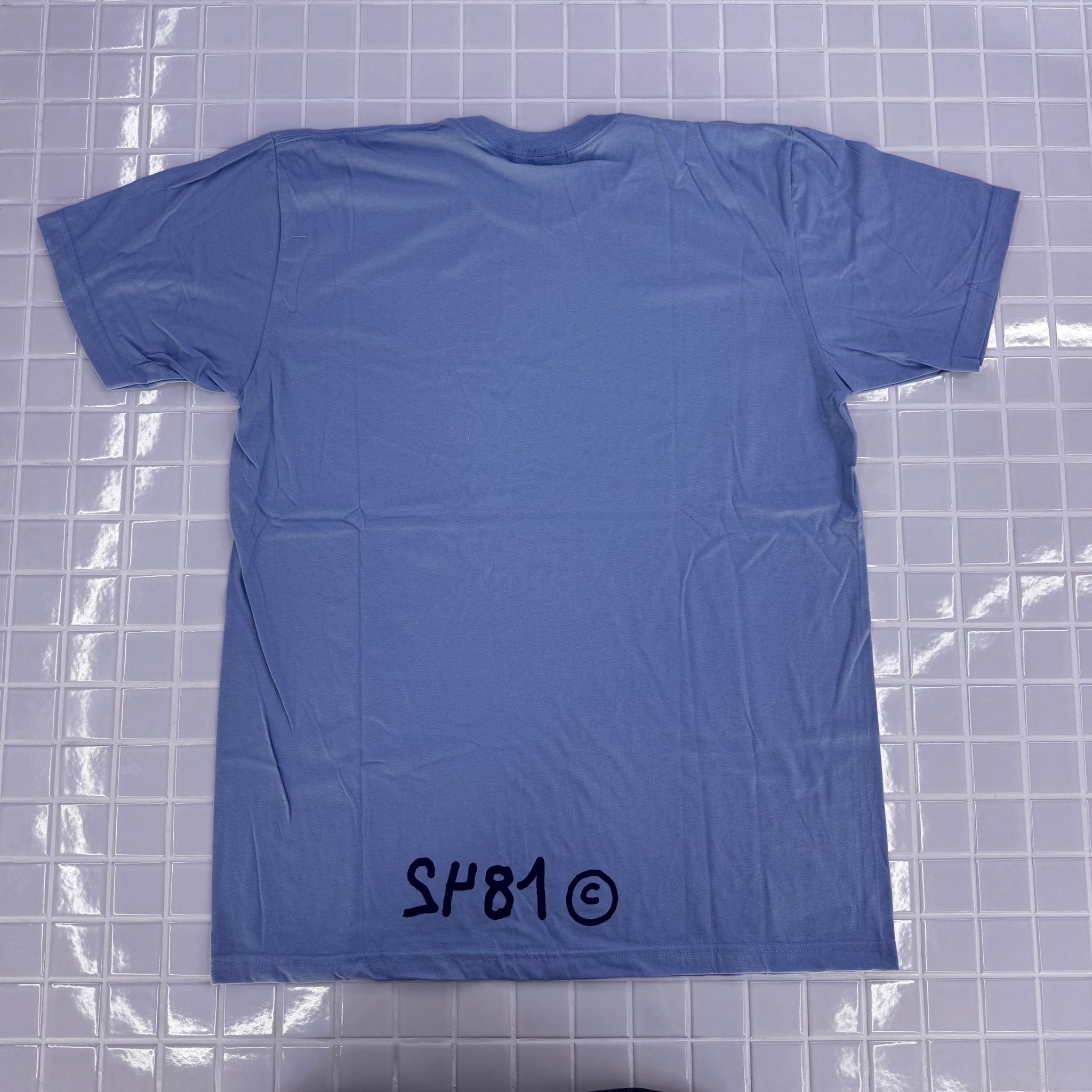 CLASSIC LOGO LIGHT TEE - BABY BLUE