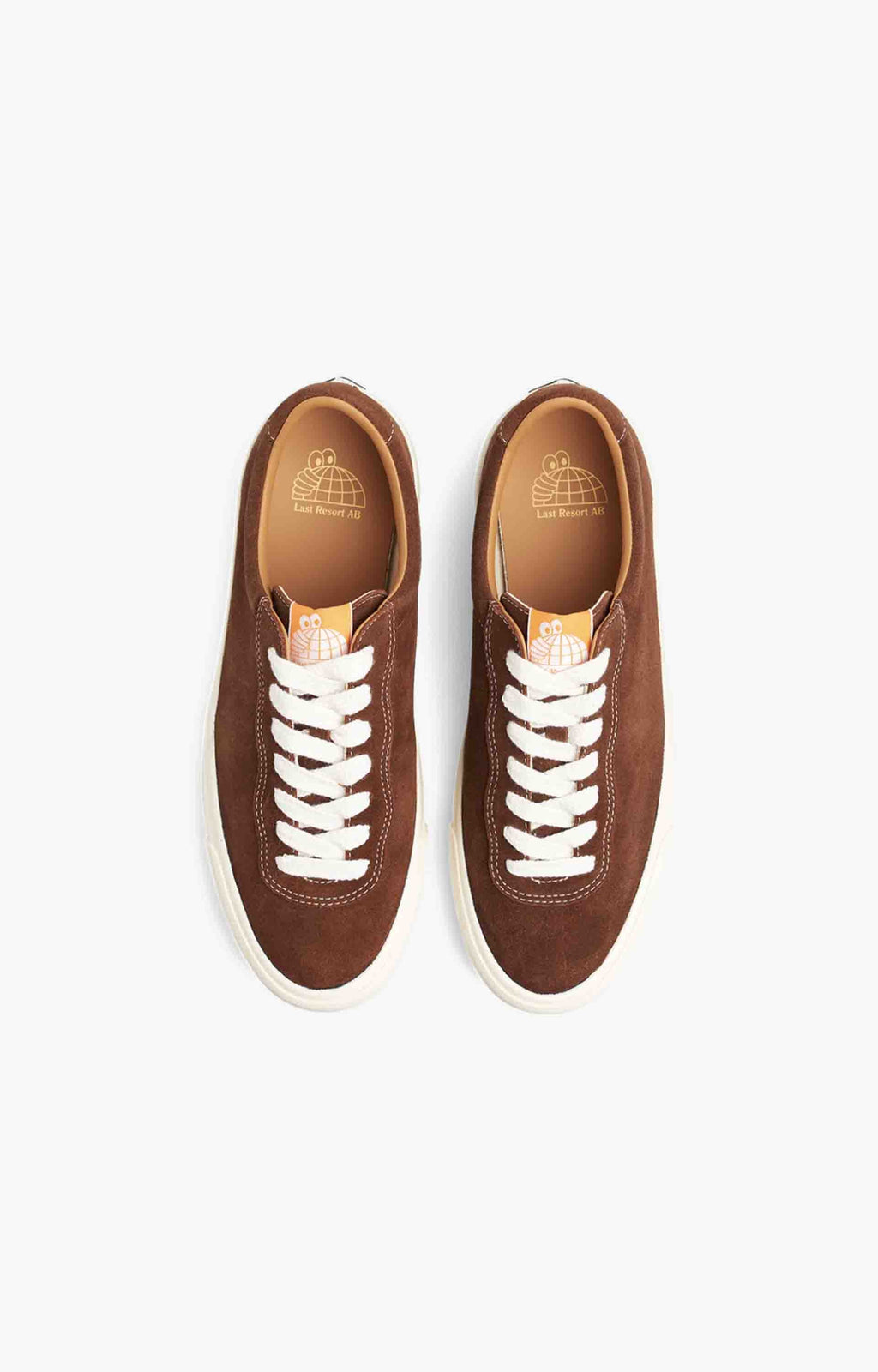 Last Resort AB VM001 Lo Suede Mens Shoe, Choc Brown/White freedomfm byron bay