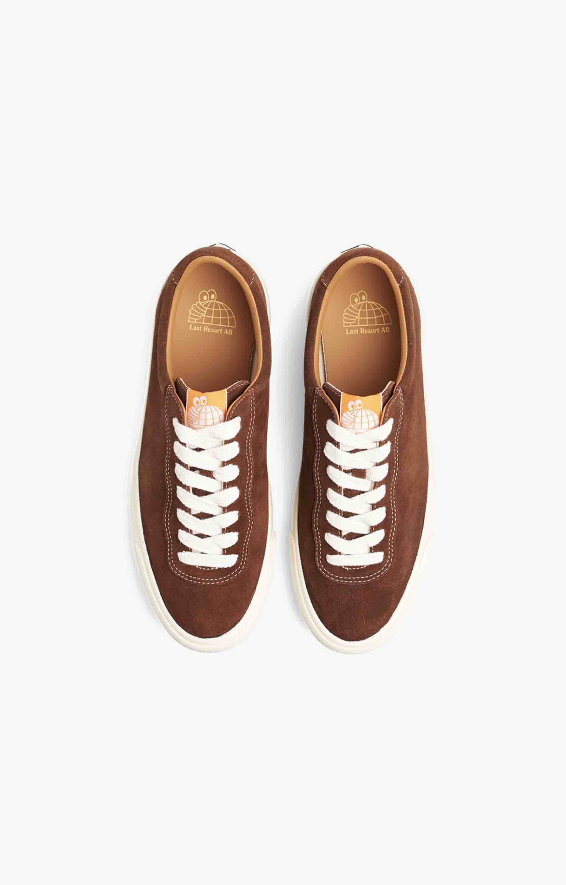 Last Resort AB VM001 Lo Suede Mens Shoe, Choc Brown/White freedomfm byron bay