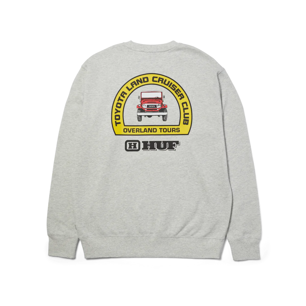 HUF x Toyota Overland Touring Crewneck  freedomfm australia 