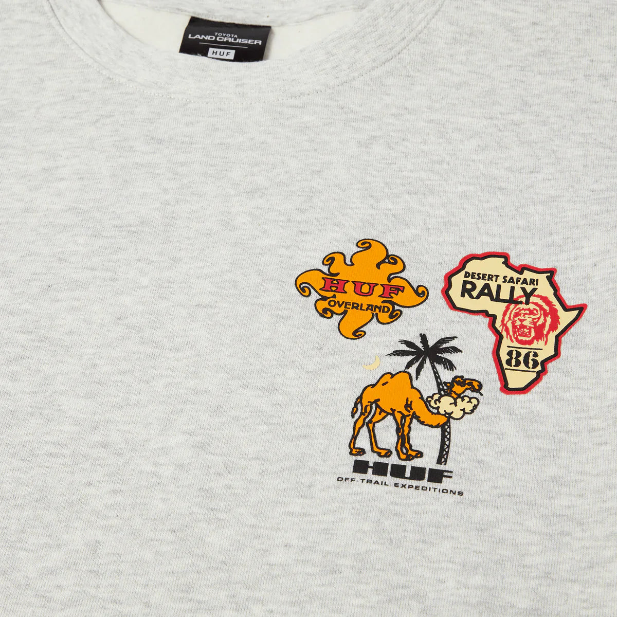 HUF x Toyota Overland Touring Crewneck  freedomfm australia 