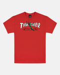 THRASHER Red Curb Tee