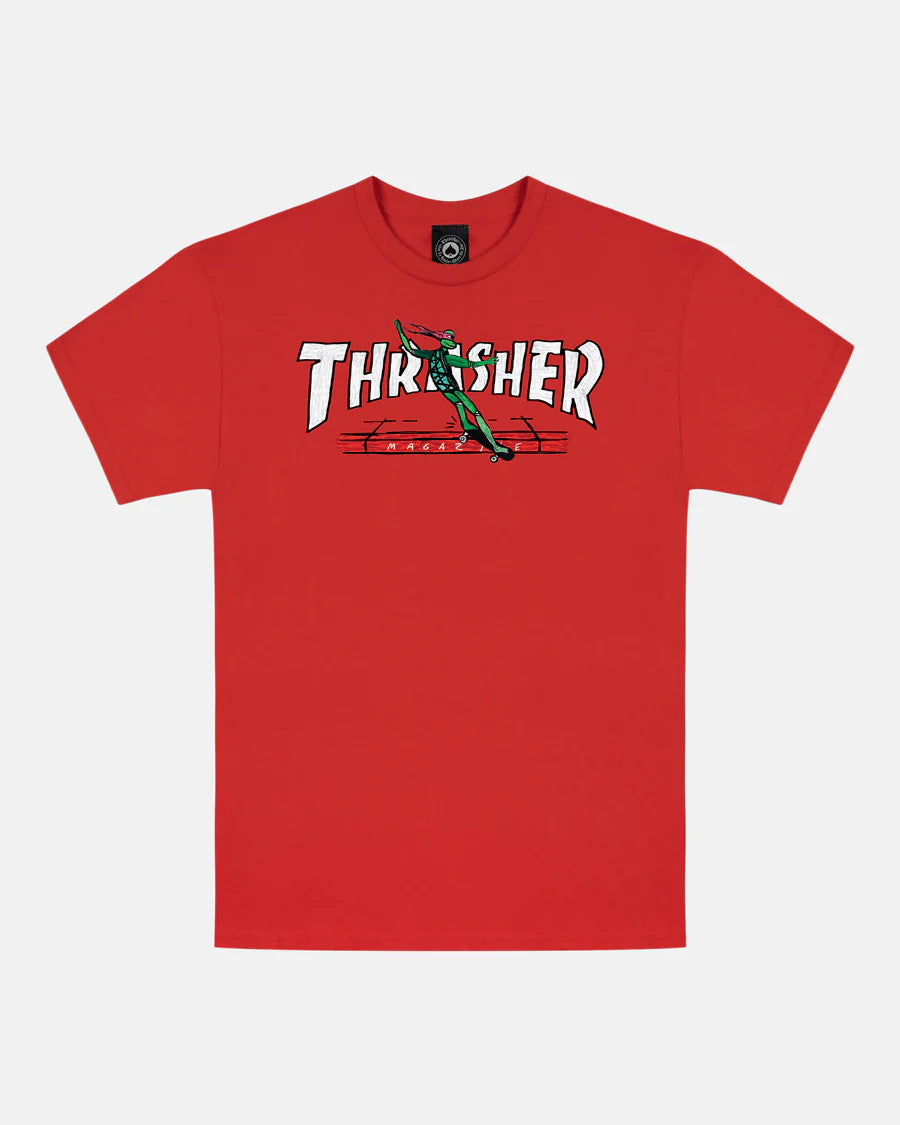 THRASHER Red Curb Tee
