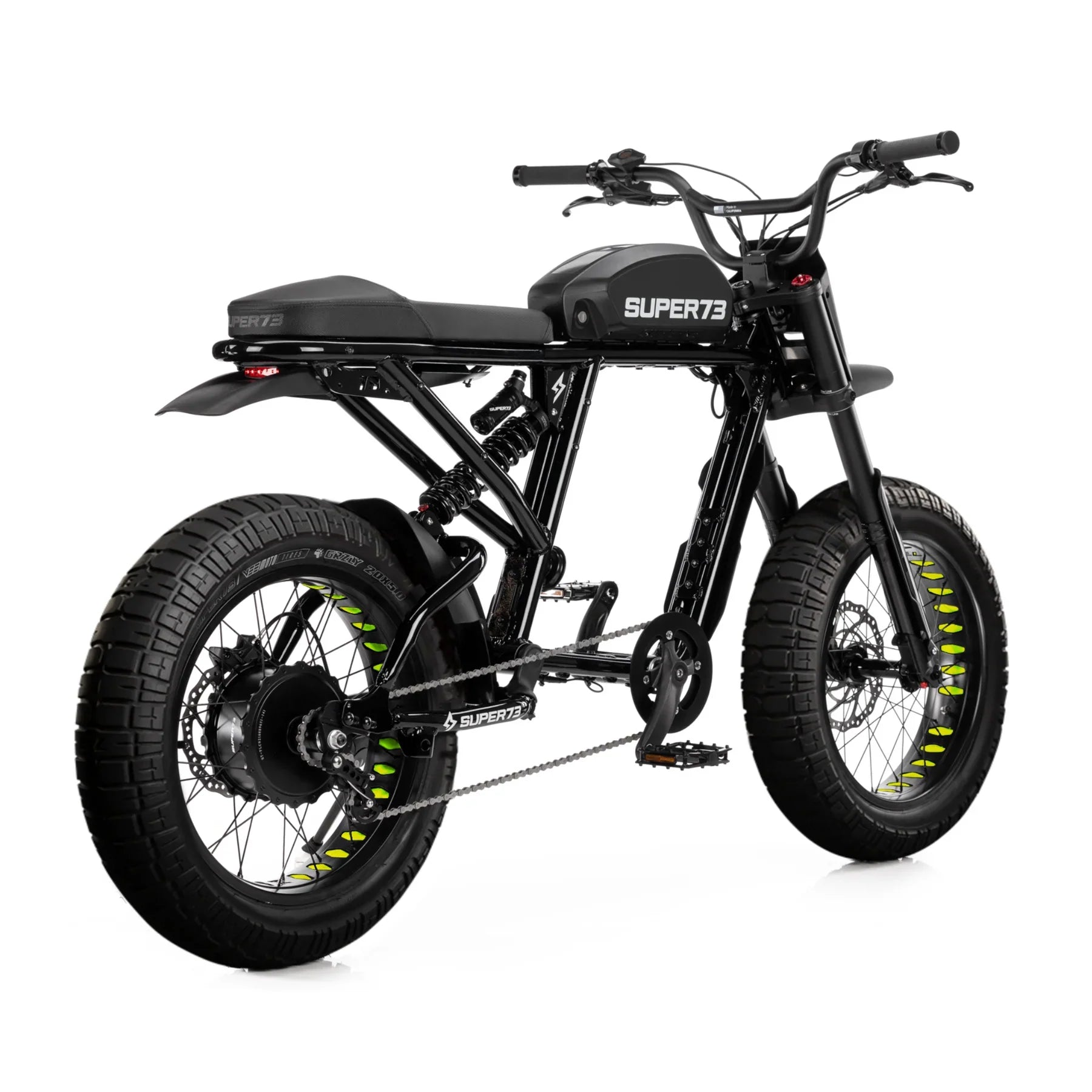 FREEDOM FM - SUPER73 RXE - BLACK - DUAL SUSPENSION - 2000 WATT