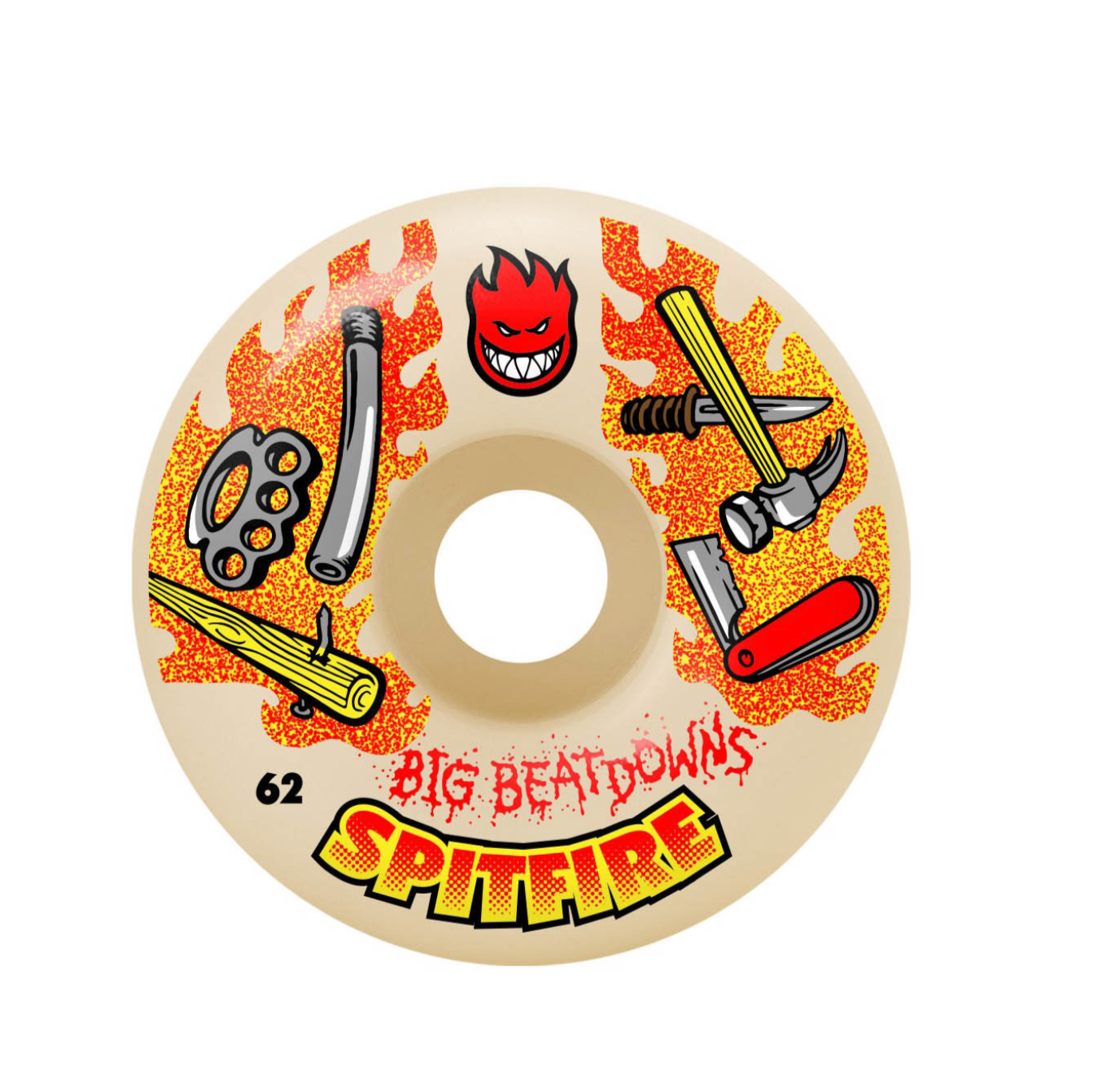SPITFIRE F4 99D Big Beatdowns 62MM Skate Wheels freedomfm byron bay australia 