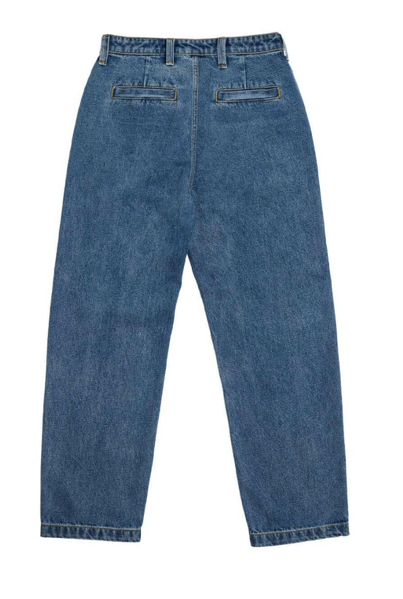 KROOKED Eyes Denim Twill Pants Stone Wash freedomfm byron bay australia 
