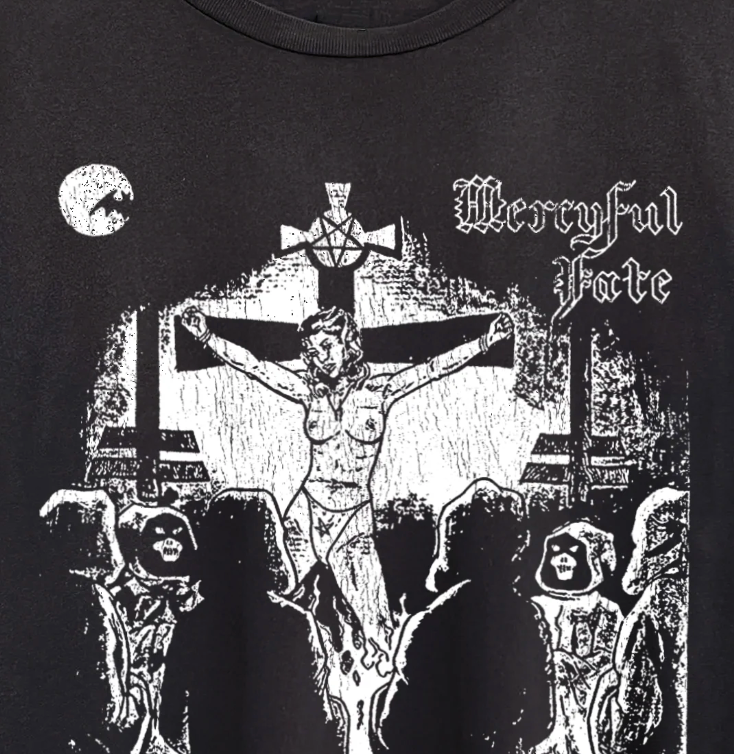 Mercyful Fate Washed Black Tee
