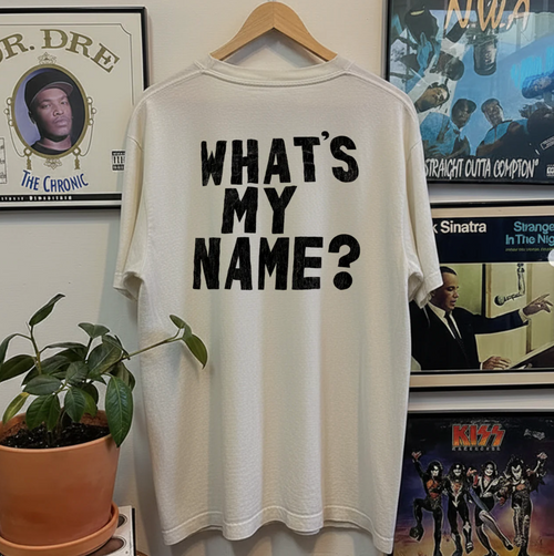freedomFM Australia 90s Snoop Dogg What's My Name Washed White Tee