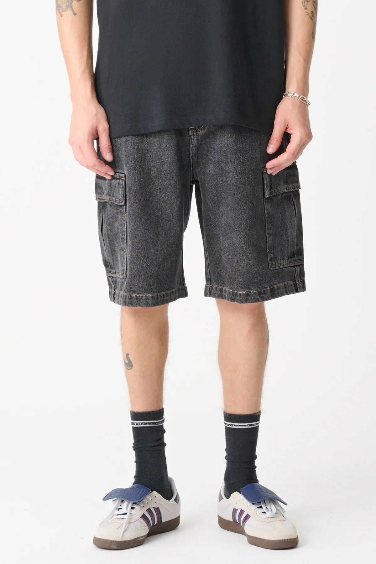 Baggy Cargo Denim 91 Short freedomfm skate 