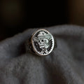 COWBOY SKULL - DIRTY PARADISE SIGNATURE HANDMADE RING SILVER 925