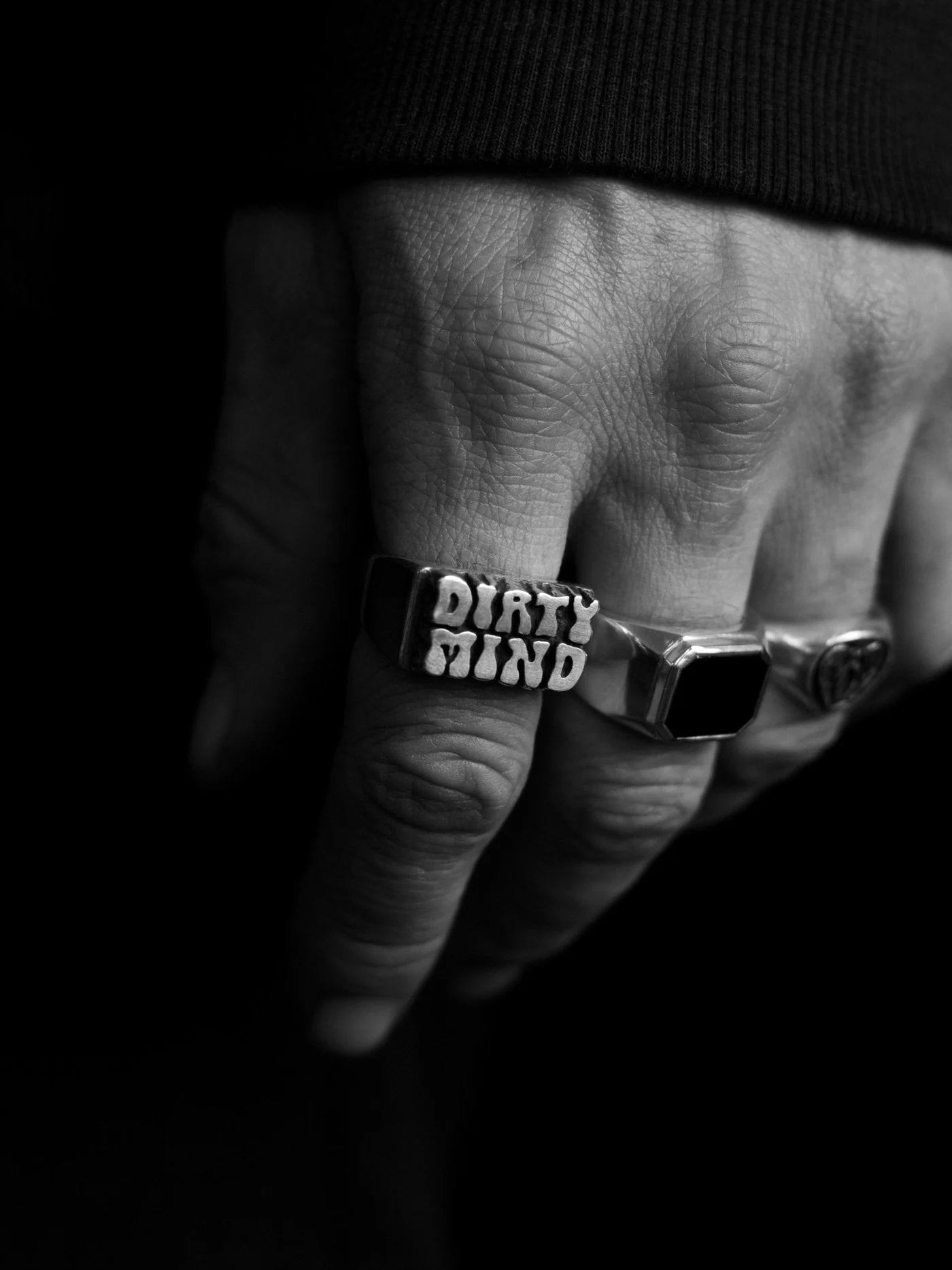 DIRTY MINDS - DIRTY PARADISE SIGNATURE HANDMADE RING SILVER 925