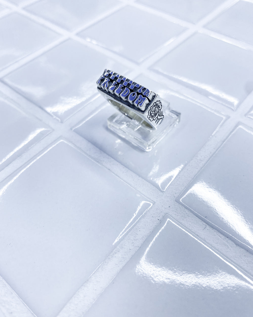FREEDOM FM x DIRTY PARADISE SIGNATURE HANDMADE RING SILVER 925