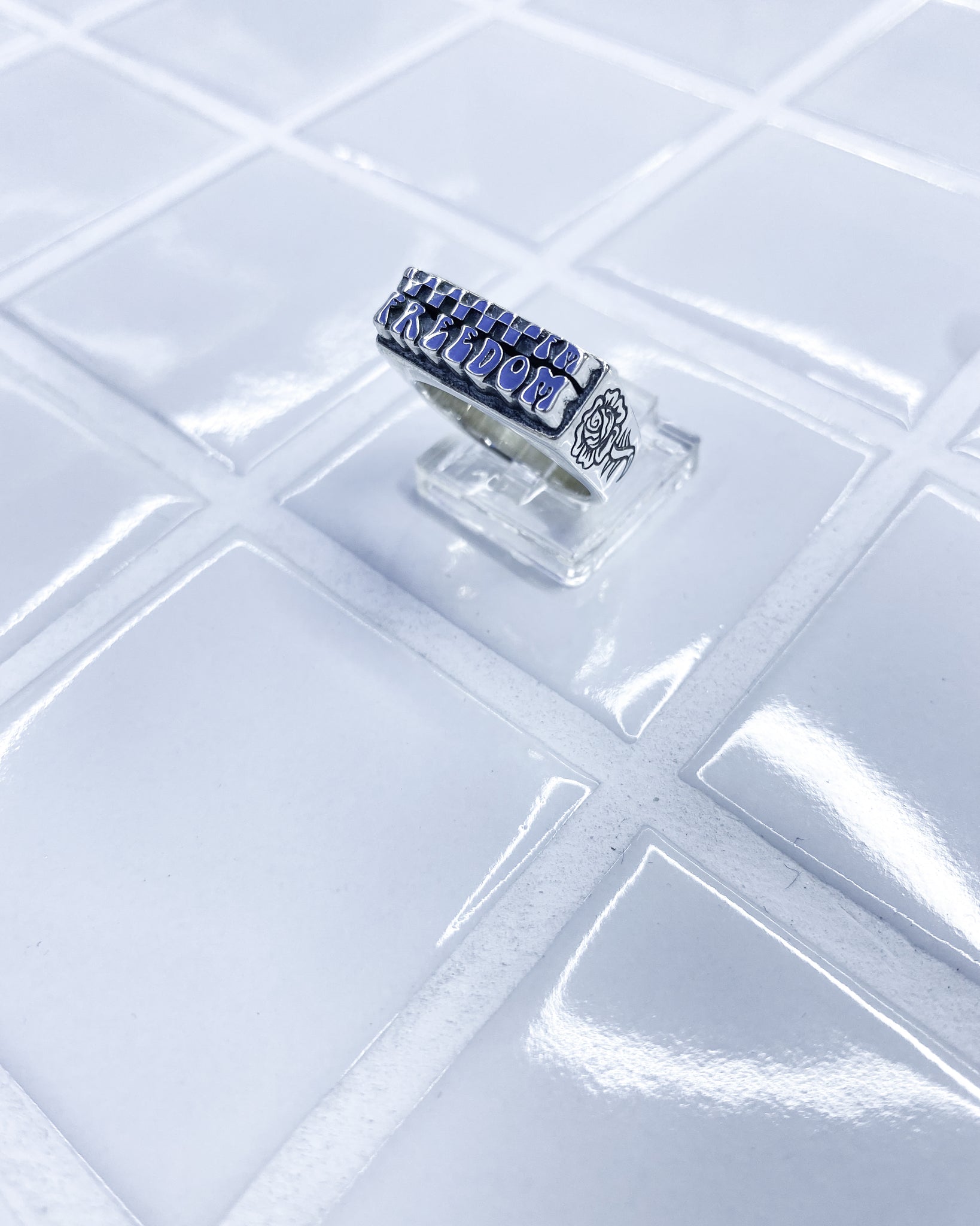 FREEDOM FM x DIRTY PARADISE SIGNATURE HANDMADE RING SILVER 925