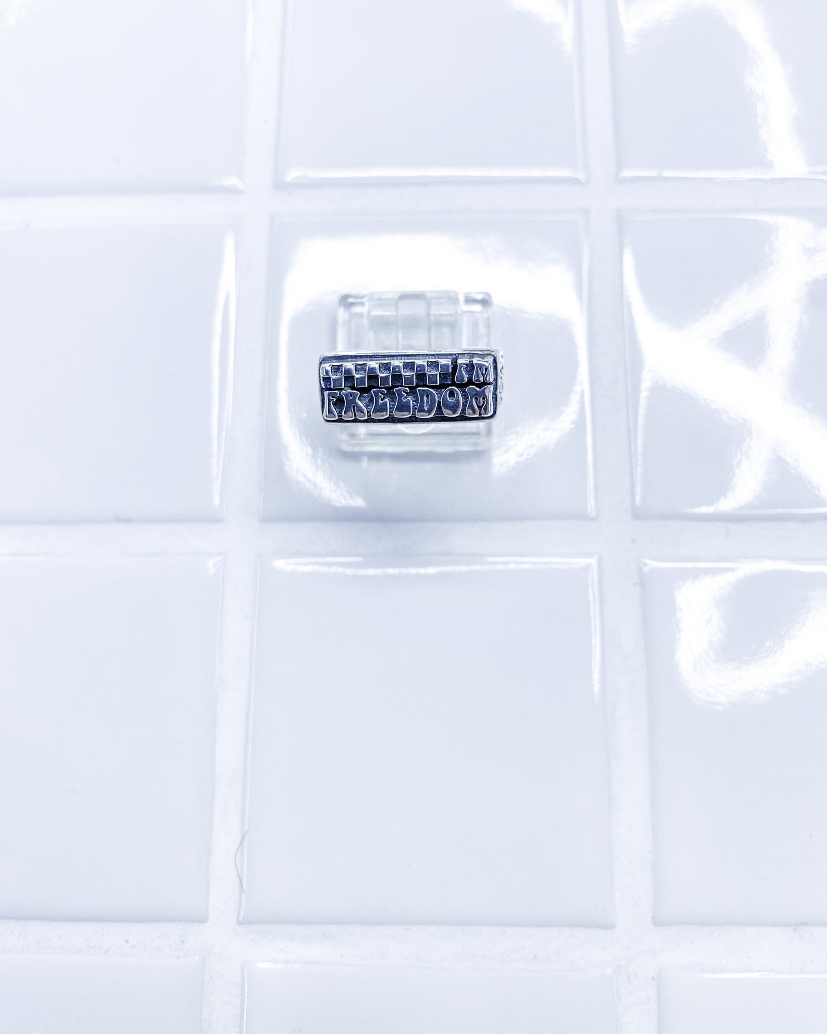 FREEDOM FM x DIRTY PARADISE SIGNATURE HANDMADE RING SILVER 925