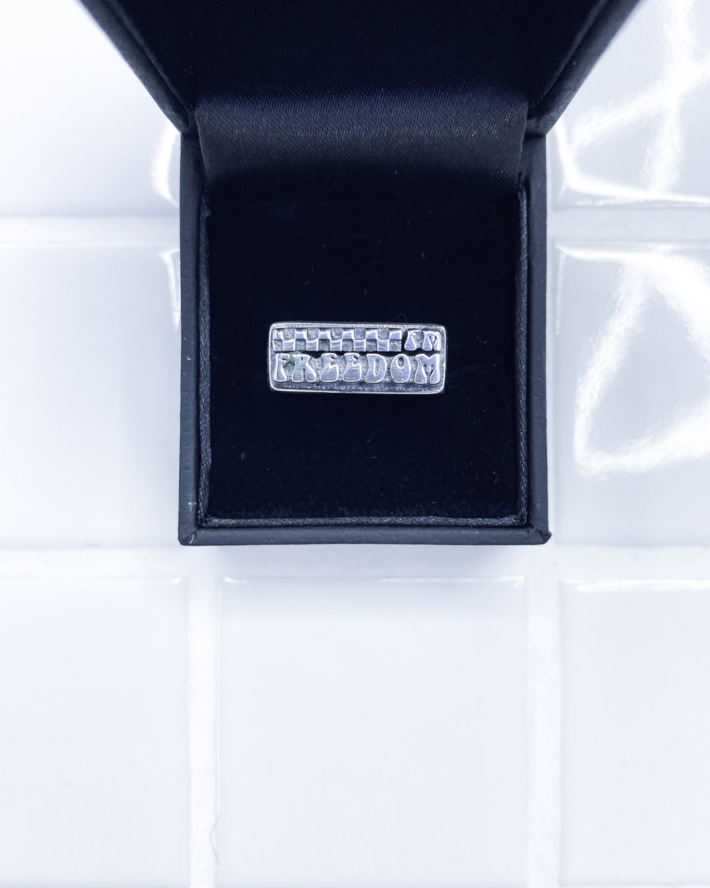 FREEDOM FM x DIRTY PARADISE SIGNATURE HANDMADE RING SILVER 925