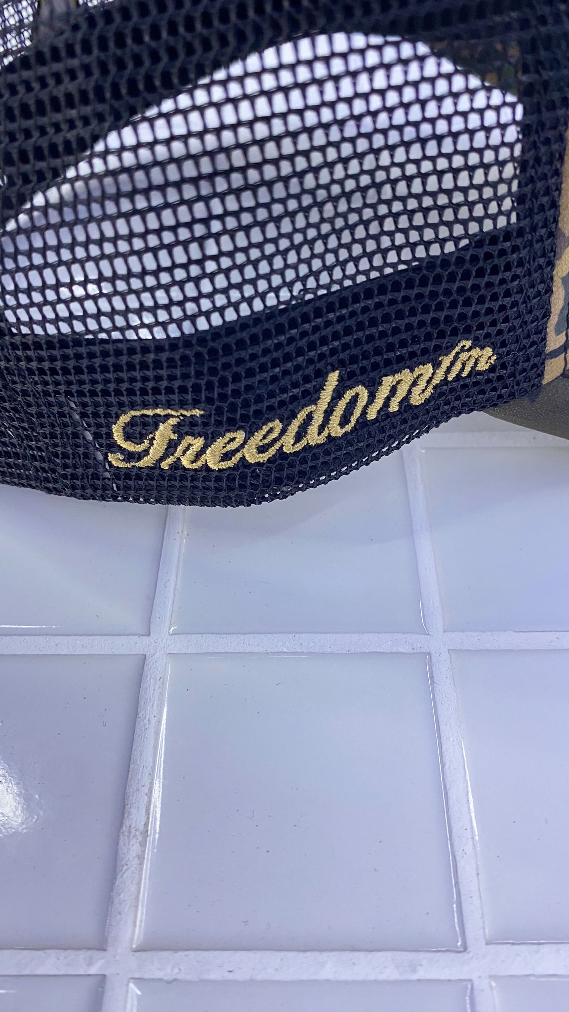 Camo trucker hat - Freedom FM