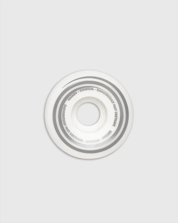 HAZARD Radio Active CS Conical Wheels White freedom machine byron bay 