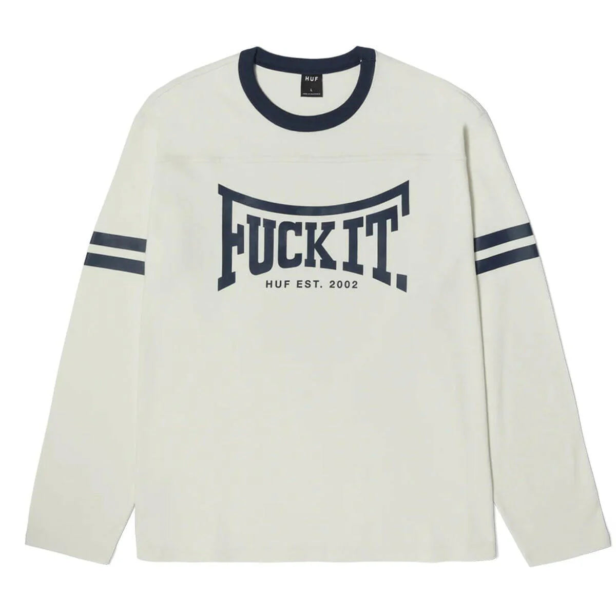 Huf - Exeter L/S Football Shirt Linen