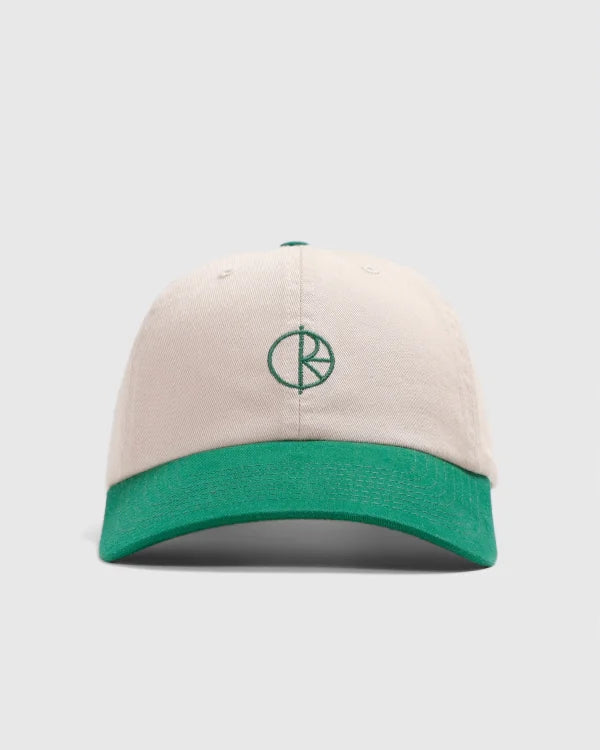 POLAR Sai Stroke Logo Strapback Ecru/Green freedomfm australia 