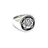 ROSE SIGNET - DIRTY PARADISE SIGNATURE HANDMADE RING SILVER 925